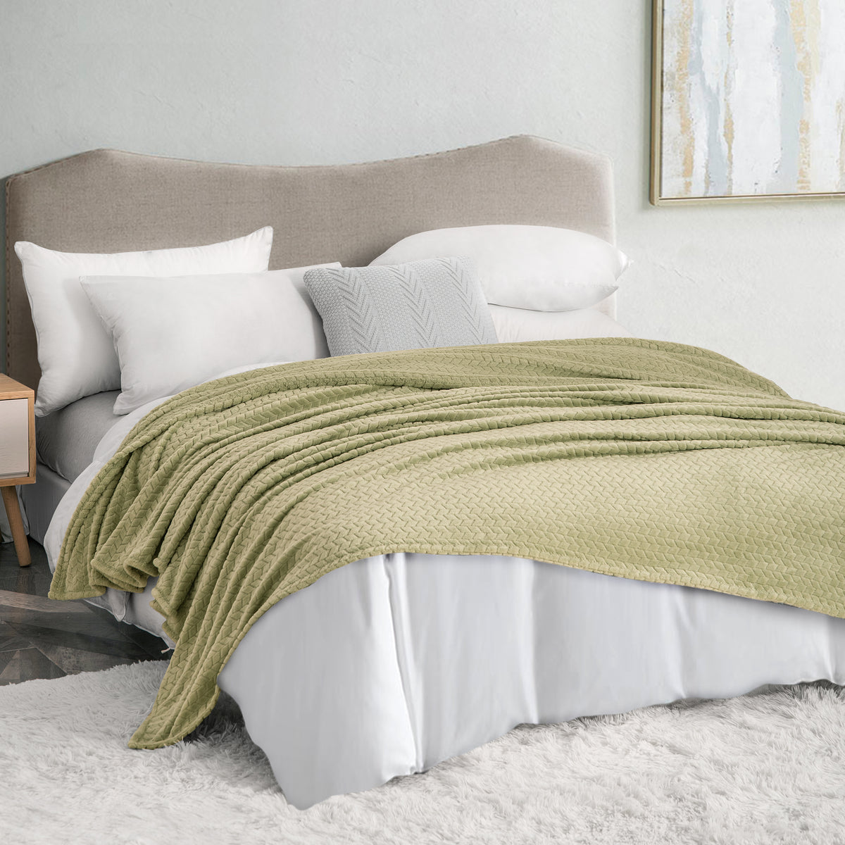 Frazada Andes Jacquard Flannel